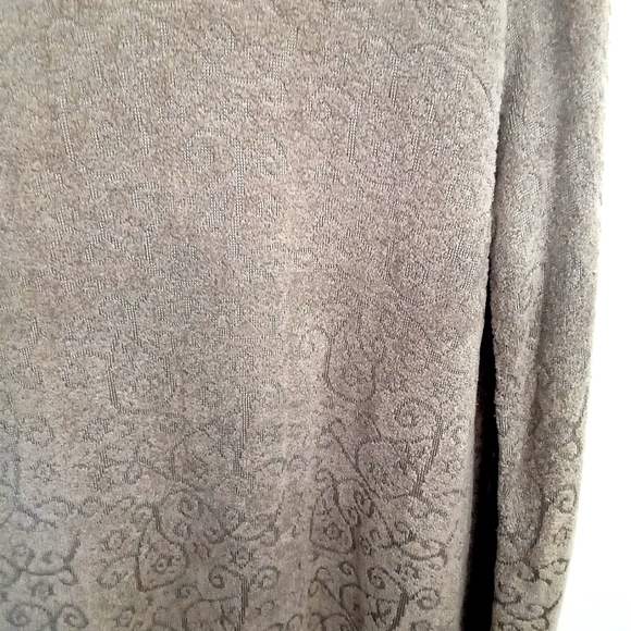 Jones New York Jacquard Terry Velour Duster - Picture 5 of 16